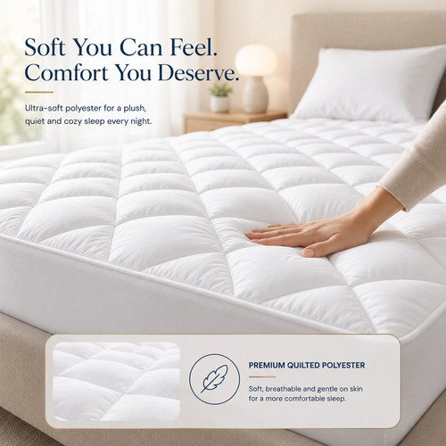 Quilted fitted mattress - quilted,