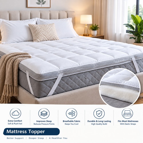 Extra thick mattress topper - thick,