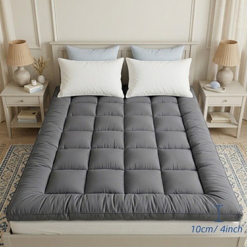 Grey mattress topper - grey,