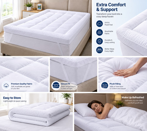 Extra thick quilted mattress - thick,
