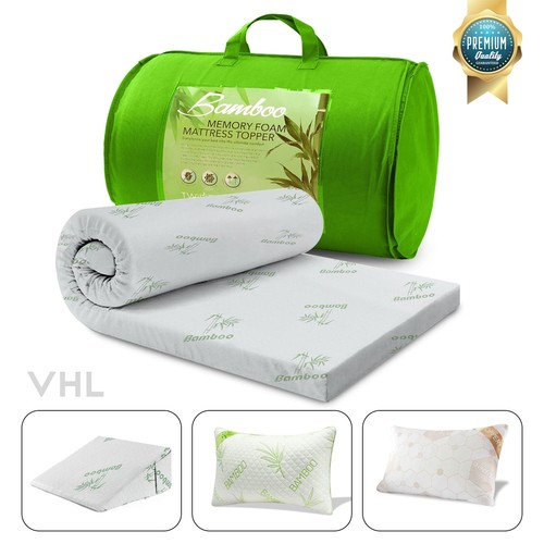 Mattress topper bamboo memory - topper,