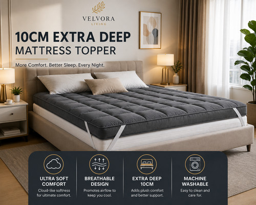 Extra deep mattress topper - extra,