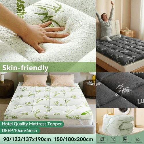 10cm bamboo printed mattress - bamboo,
